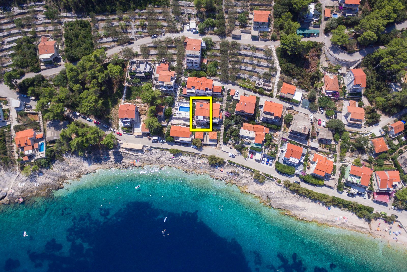 korcula prigradica apartments summeronkorcula house from air 12 square